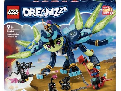 LEGO DREAMZzz Zoey and Zian the Cat-Owl 71476