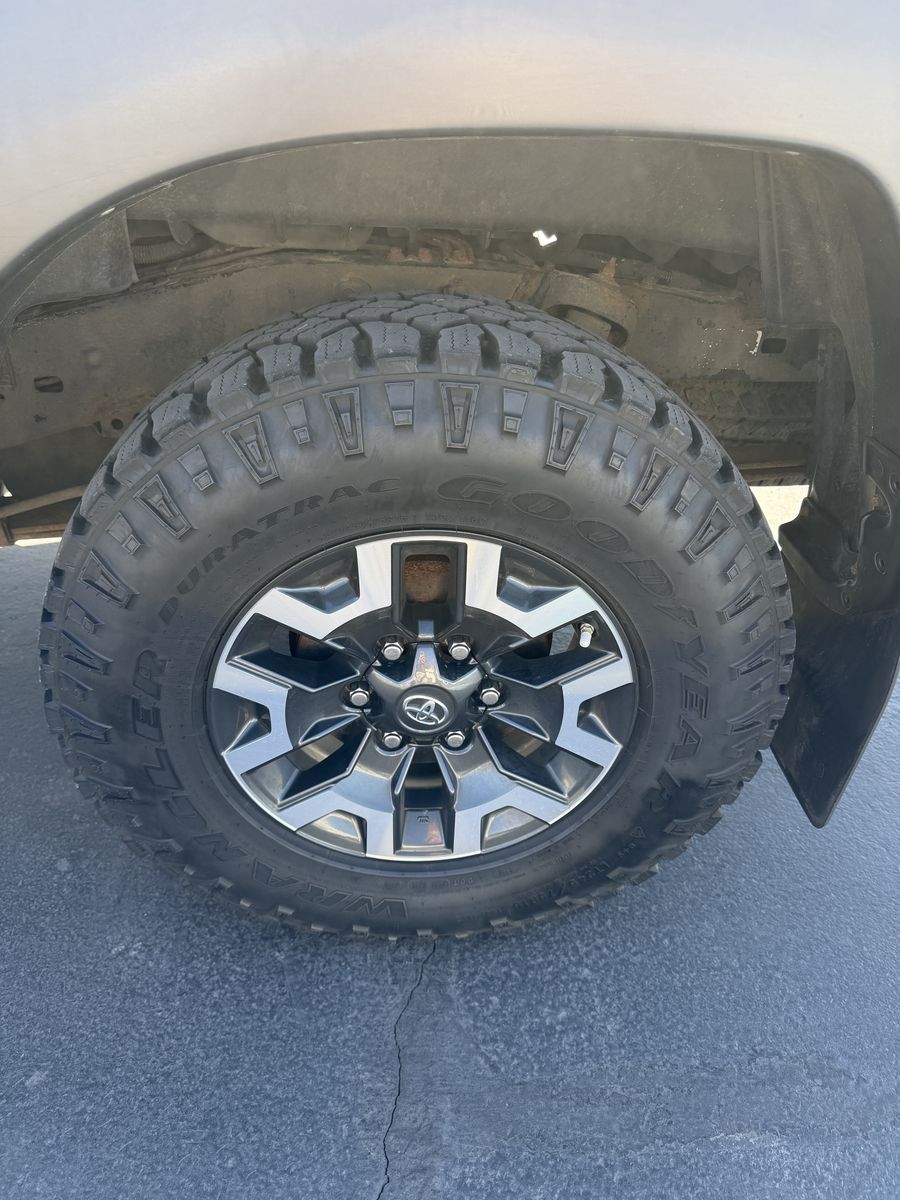 245/75/16 Duratracs on Trd Off Road Wheels