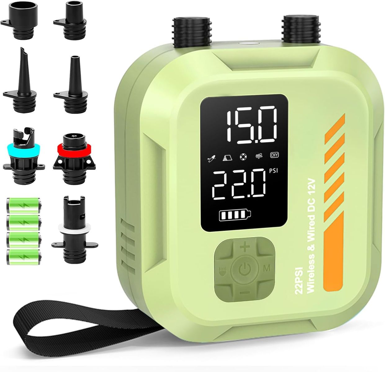 NEW Paddle Board Electric Pump, 22 PSI Portable Rechargeable Electric SUP Air Pump, Intelligent Dual Stage Inflation