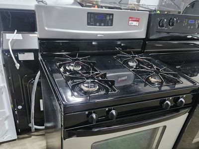 Whirlpool Gas Range Stove Stainless Steel Oven with 4-Burner Cooktop