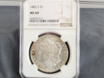 1882 S Silver Morgan Dollar MS64 *SALE*