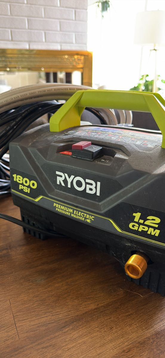 Ryobi premium electric pressure washer