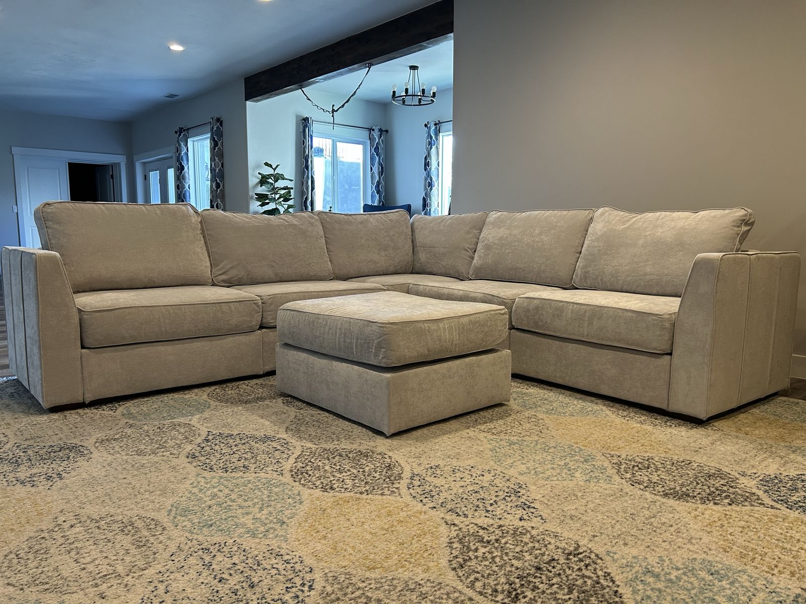 LoveSac Corner Sectional in Sky Grey