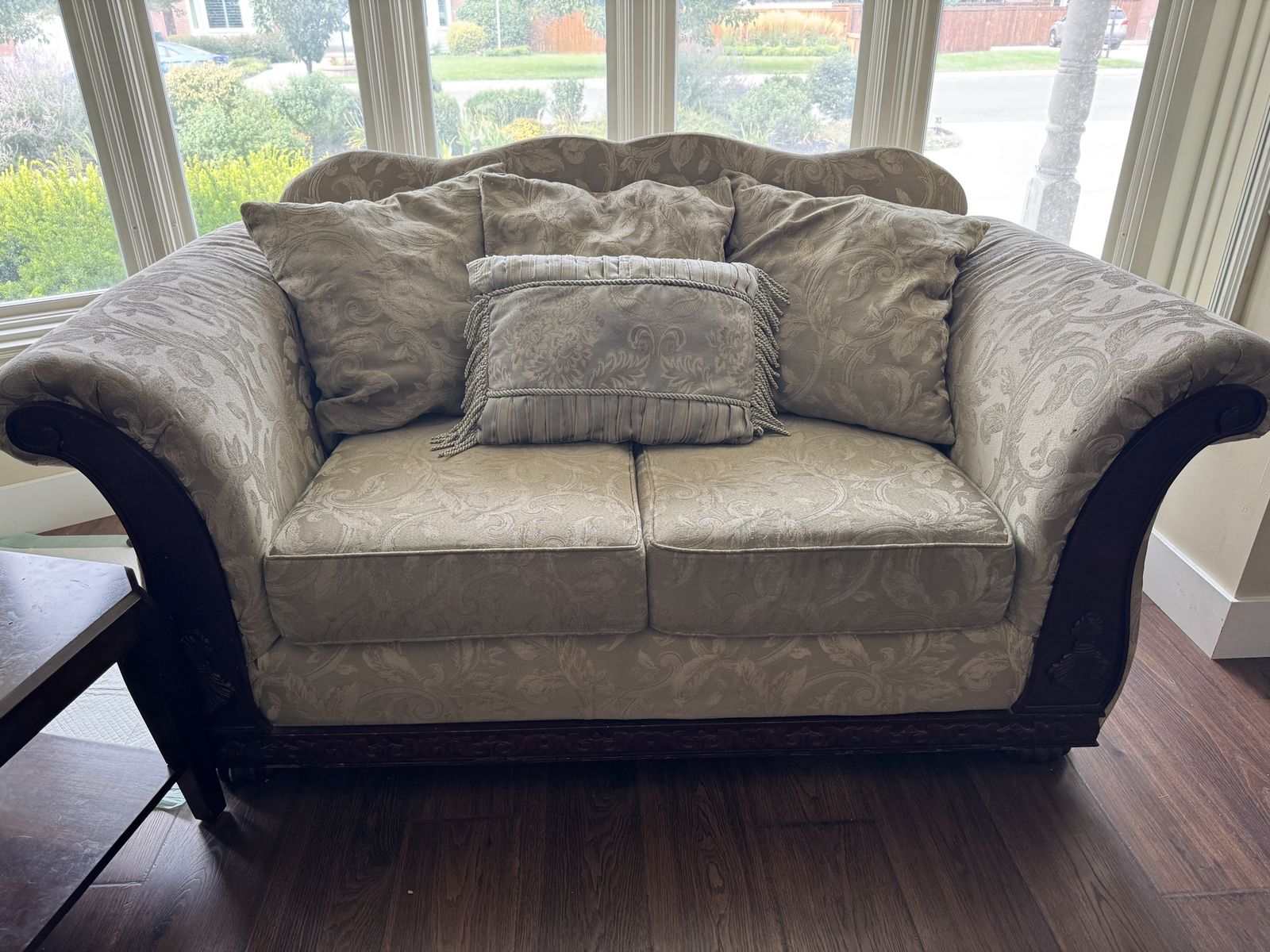 Couch and love seat