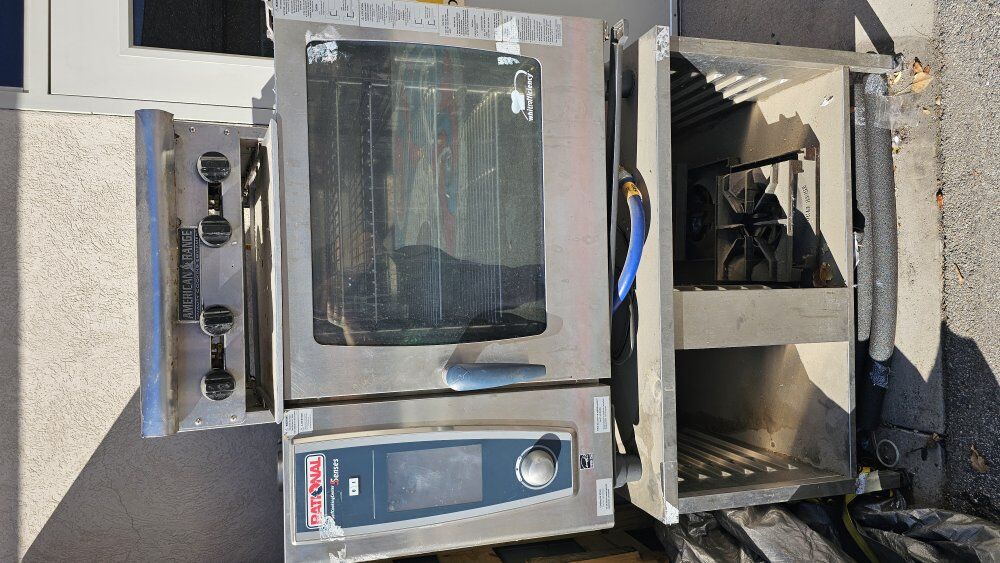 Commercial gas stove & oven