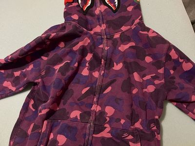 Purple Bape Hoodie