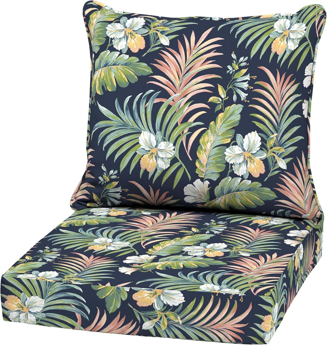 NEW Arden Outdoor Deep Seat Cushion Set, 22 in x 24 in, Weather-Proof, Rain-Proof, Fade Resistant