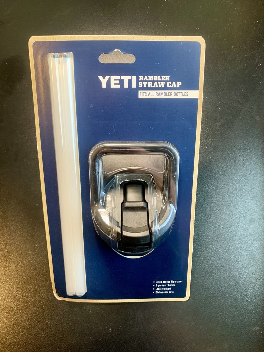YETI Rambler Straw Cap with Straws - Fits All Rambler Bottles - New