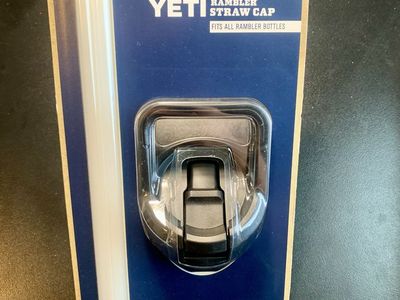 YETI Rambler Straw Cap with Straws - Fits All Rambler Bottles - New