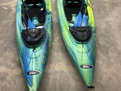 Pelican Sit-In Style Kayaks w/paddles