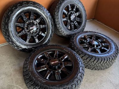 Brand new 2026 gmc sierra AT4 2500 HD wheels and tires