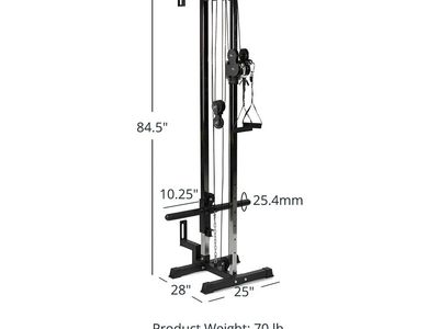 Wall and Rack Mounted Pulley Tower | Tall 84.5"