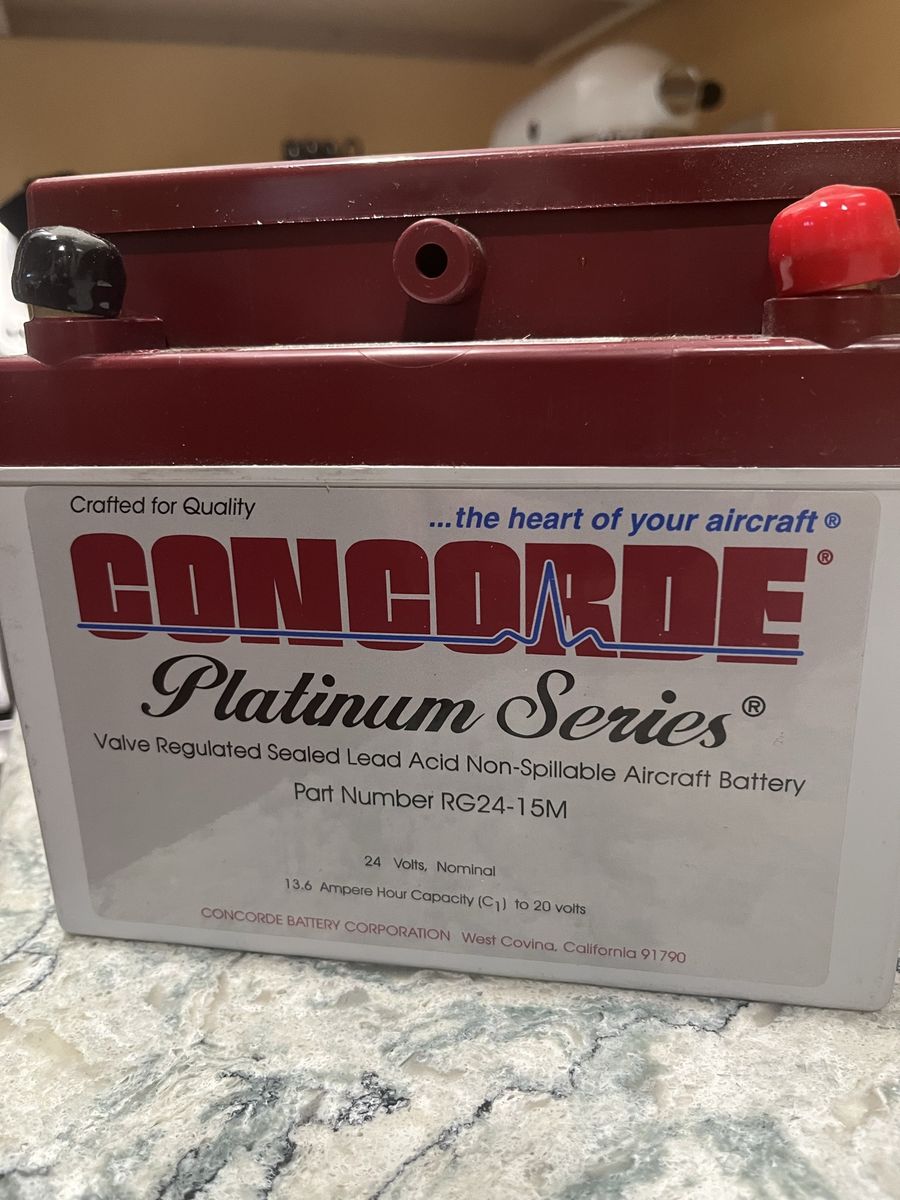 Airplane Battery 24 Volt