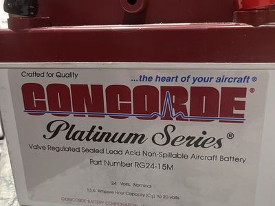 Airplane Battery 24 Volt