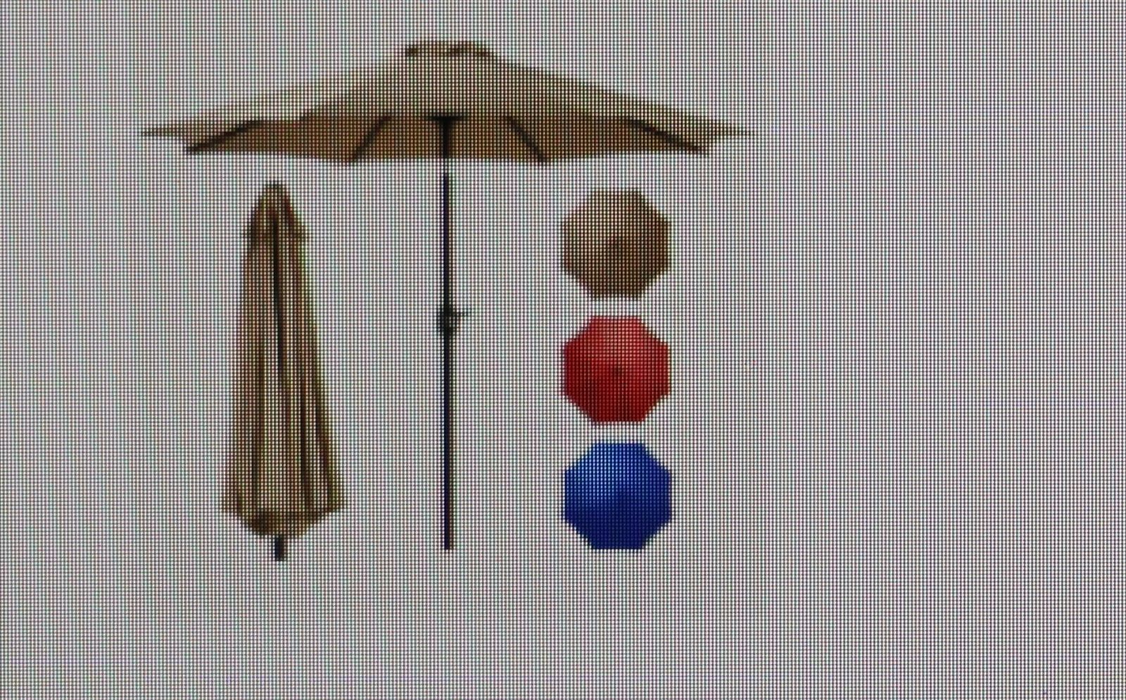 One New Umbrella for lawn table.
