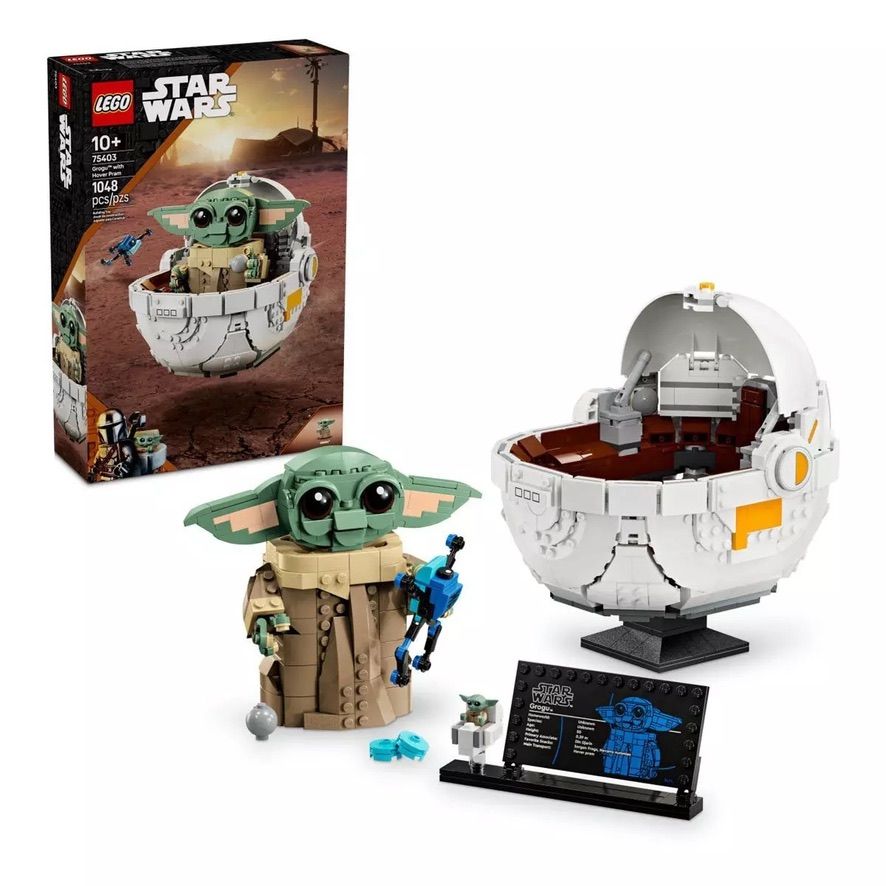 Star Wars Lego - Grogu With Hover Pram - Brand New
