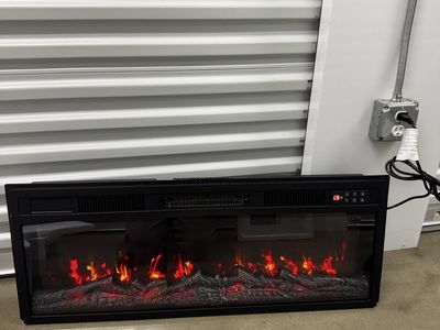 NEW 36" x 14" Electric Fireplace Insert