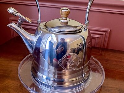 The Pioneer Woman 1.8Qt Stainless Steel Stovetop Tea Kettle Pot Whistling - C PIX