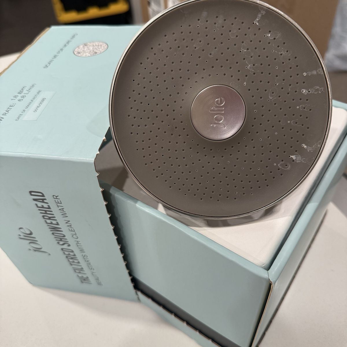 Brushed Steele Jolie Showerhead