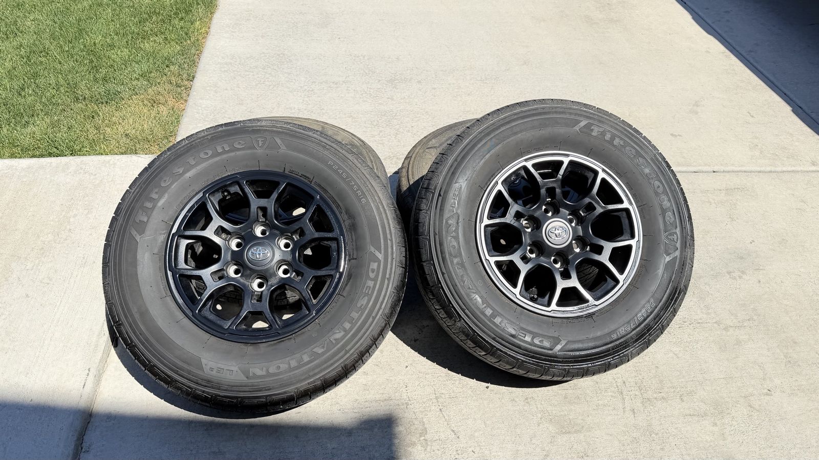 Toyota Tacoma Rims and Tires 245/75R16 Firestone