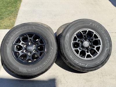 Toyota Tacoma Rims and Tires 245/75R16 Firestone