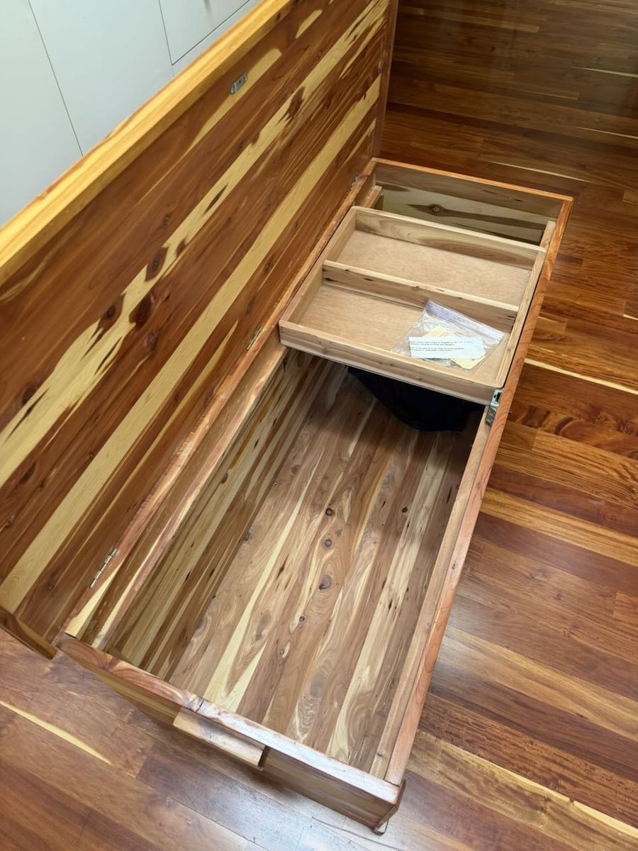 Solid Cedar Storage Chest