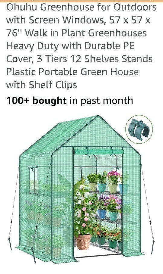 Green house 57x57x76 heavy-duty