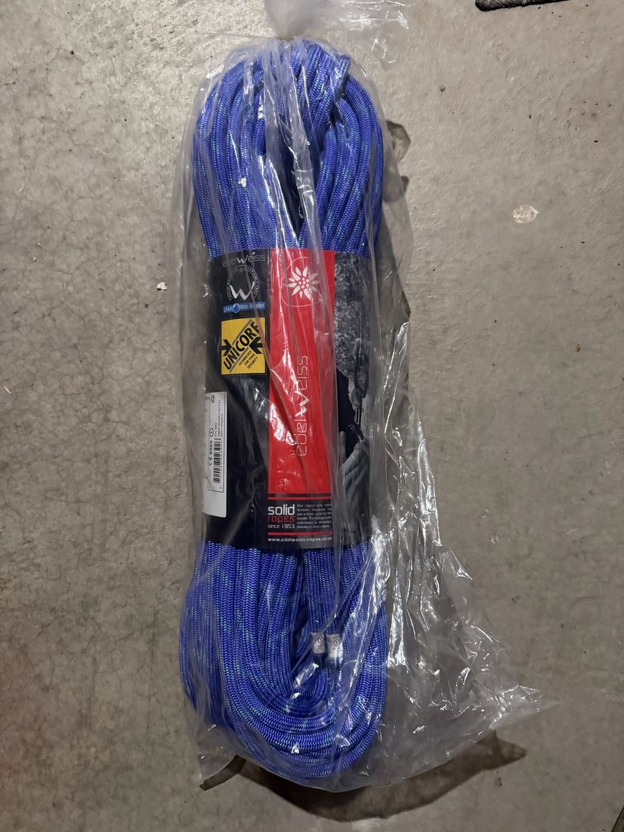 Edelweiss Element II 10.2mm 70m Supereverdry Unicore Rock Climbing Rope - NEW