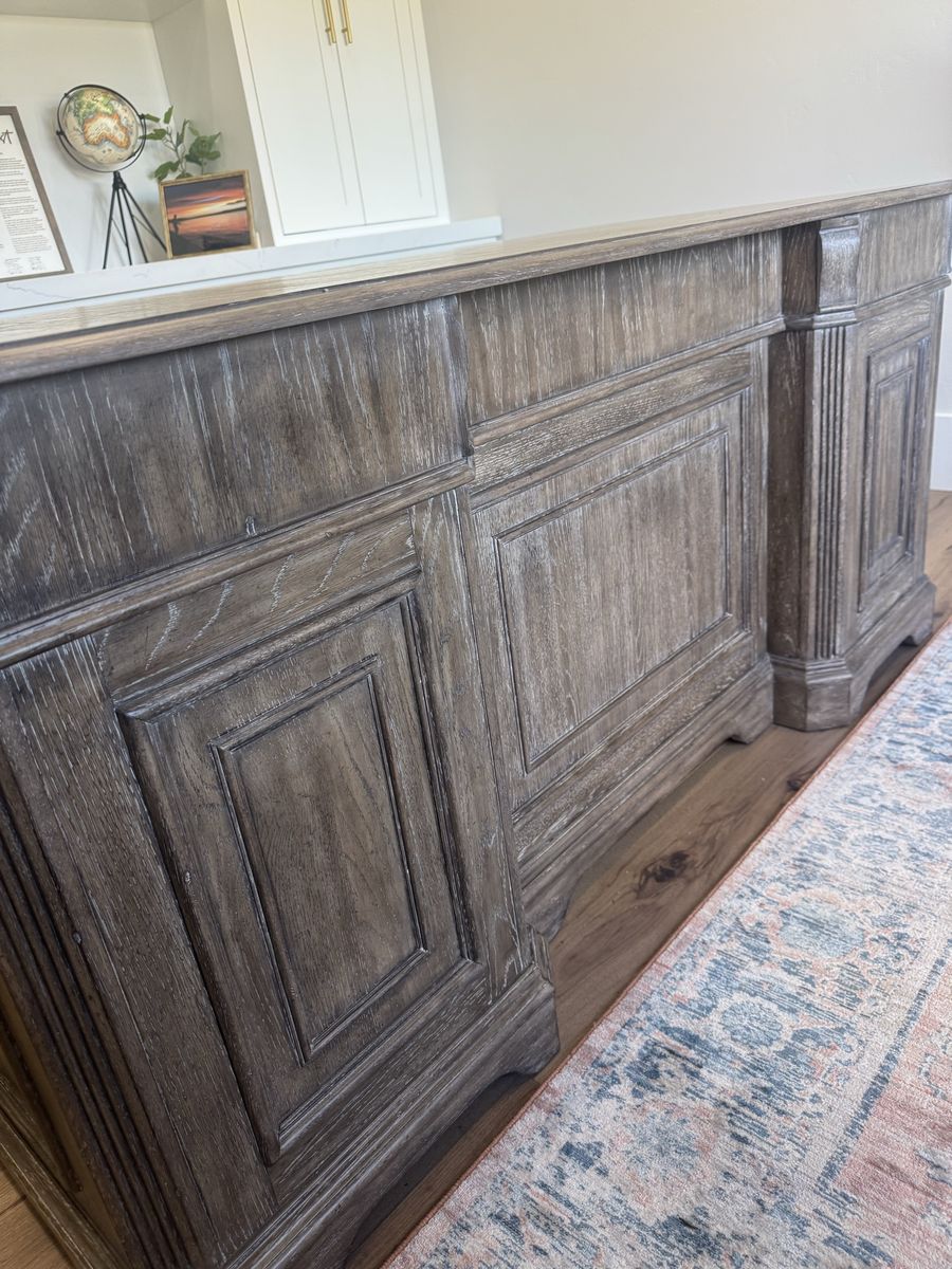 Expensive high quality executive desk