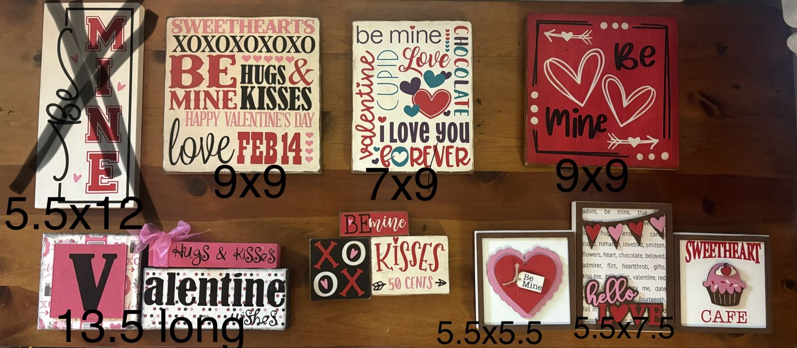 Wooden Signs Seasonal Decor 