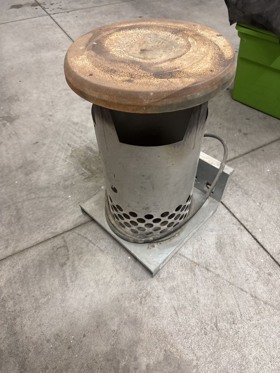 Mushroom propane heater