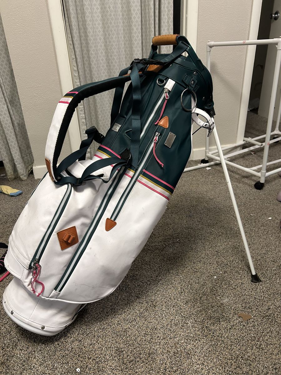 Limited Edition Sun Mountain Mid Stripe Bag(Azalea
