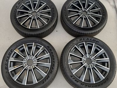 NEW 2026 Lexus GX550 22” OEM wheels and Dunlop tires, 265/50/R22