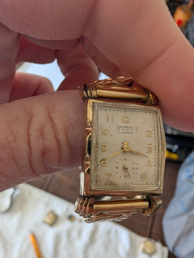 Vintage Gruen Bacerod Bond 17 Jewels swiss movemen