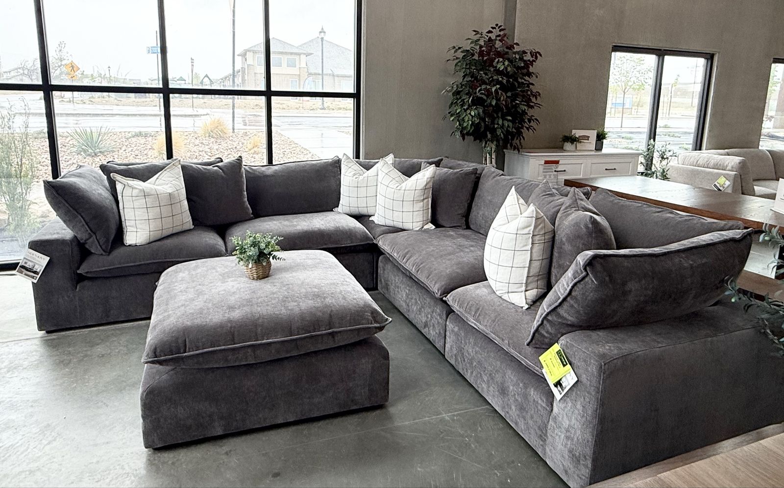 New Viral Cloud Modular 6 pc sectional