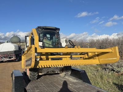 Roadrunner Skid Steer Grader Blade Attachment