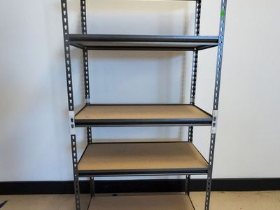 Muscle Rack 5-Shelf Steel Shelving Units (8 Available) – $20 Each or $140 for All 8