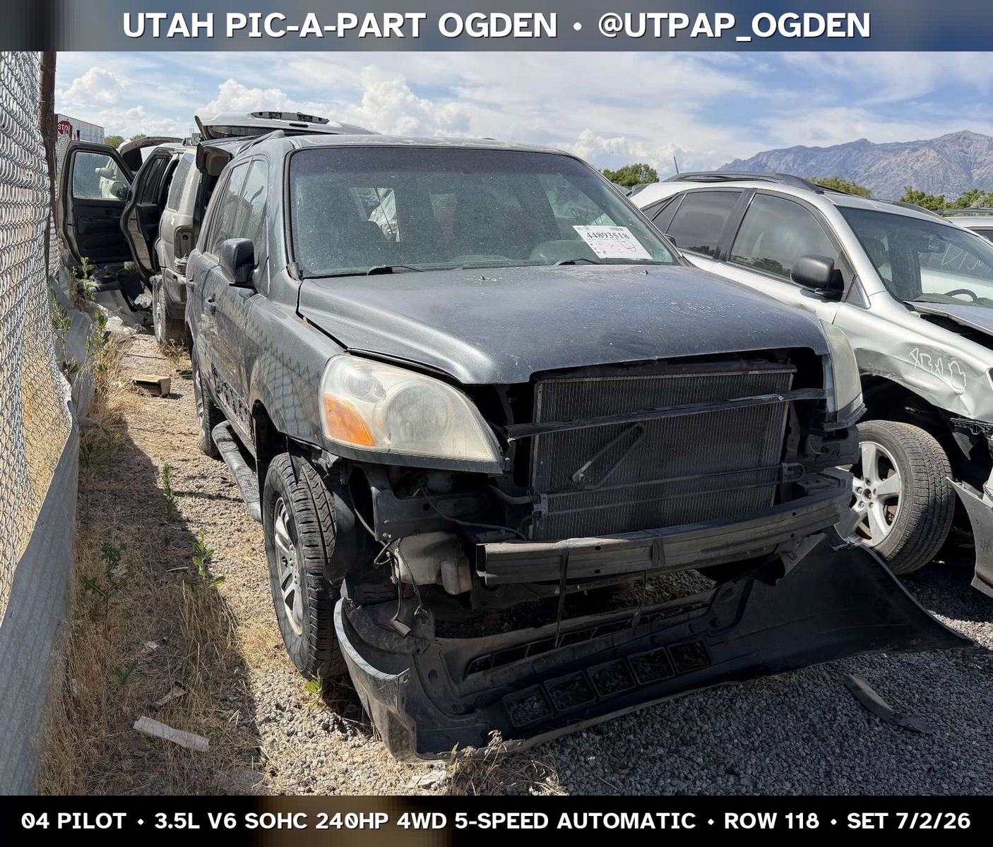 2004 Honda Pilot Parts - UTPAP Ogden