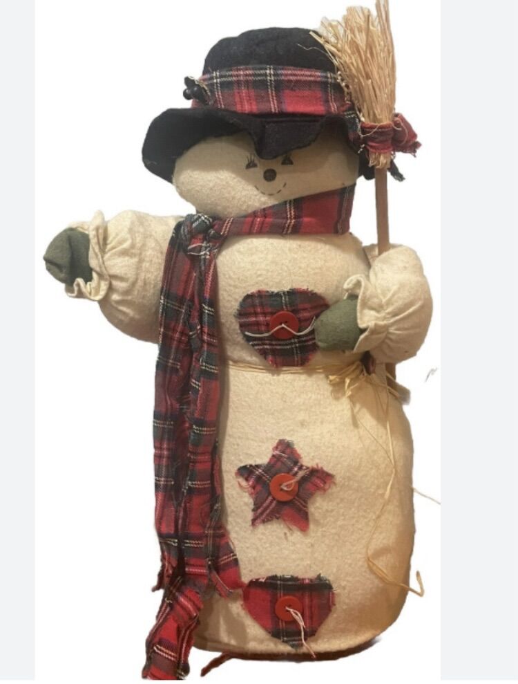 Vintage Snowman....still in the plastic wrap