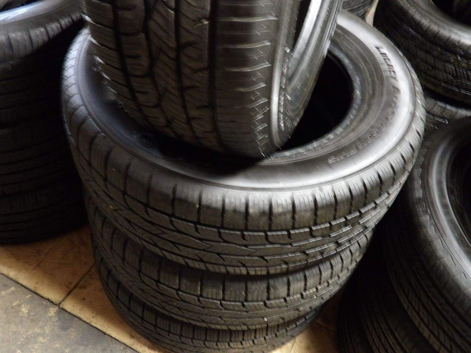 225/60R16 BIG O LEGACY A/S PLUS SET OF USED TIRES