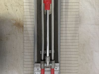 QEP Q-Floor Three-in-One Manual Tile Cutter with Red Handles