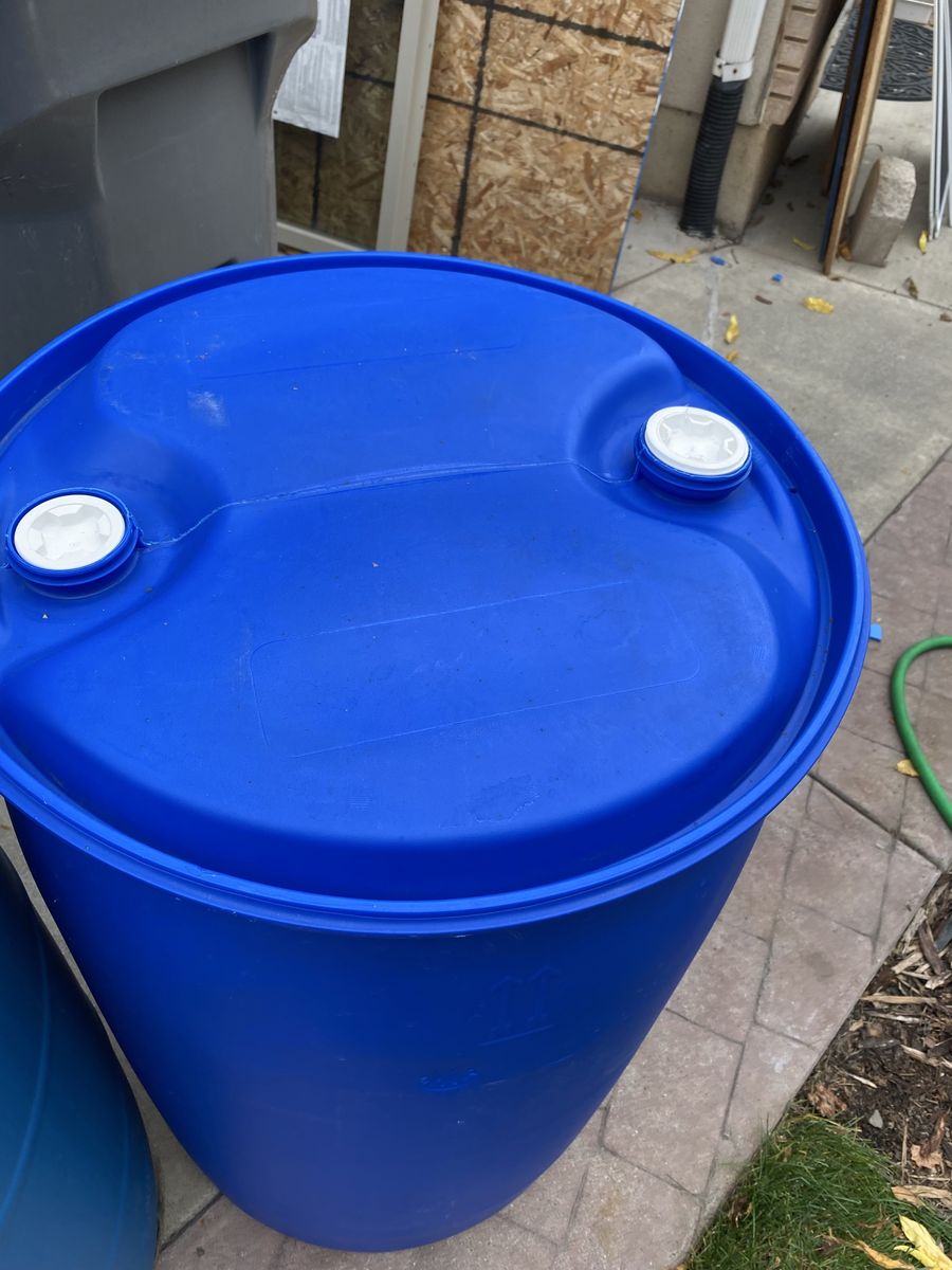 55 gallon Water Storage Barrels/drums