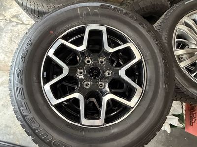 Outer banks trim 18 inch Bronco wheels and tires