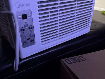 Midea White Window Air Conditioner Unit