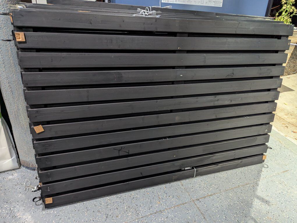 120 ft (20 panels) of  cedar fence 4x6 panels