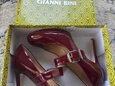 Gianni Bini Mary Jane Style Red Heels Size 10 Women’s Heels