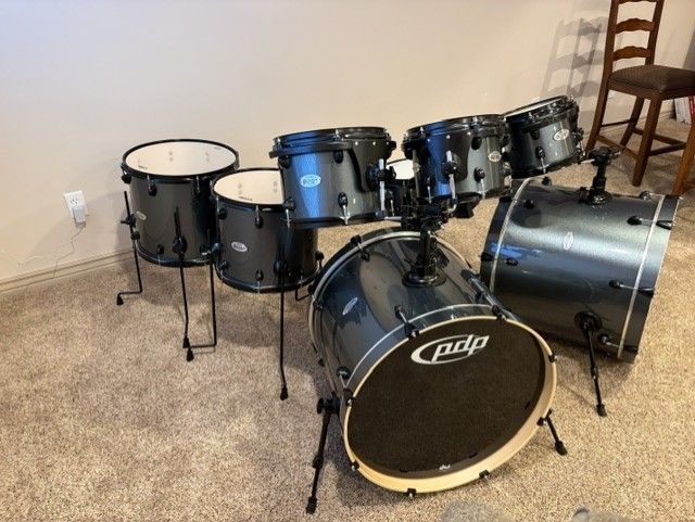 8- Piece PDP Double Bass Drum Set Shell Pack
