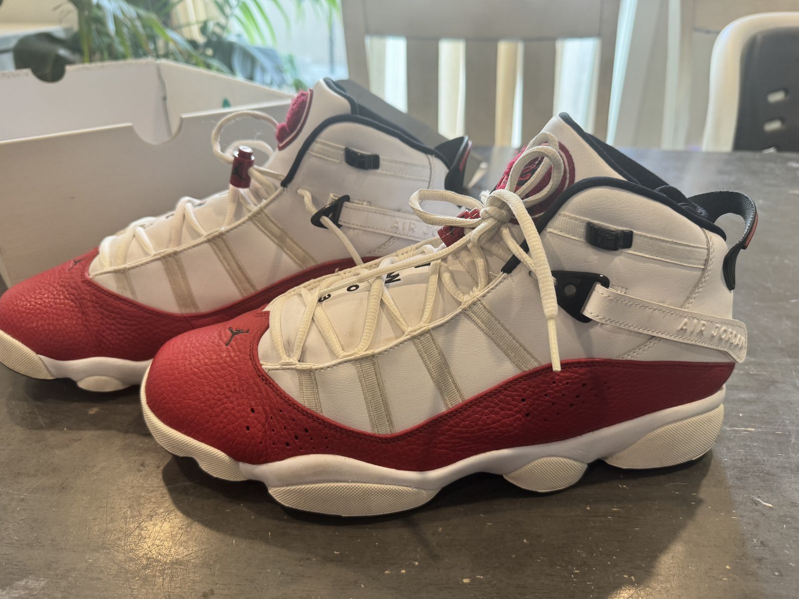 Jordan 6 Rings University Red Size 14