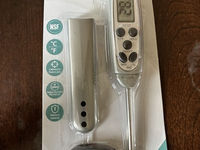 New BIOS Professional Waterproof Pocket Thermometer - NSF Certified Digital Readout
