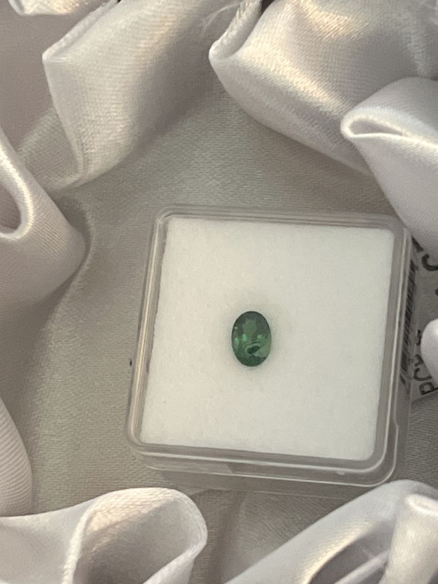 AAAA Green Tsavorite Garnet 0.60 CTW Oval Loose Gemstone